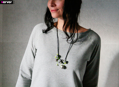 Náhrdelník neon+kov — foto 1