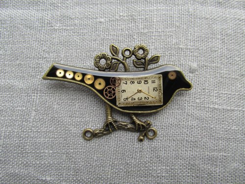 STEAMPUNKOVÝ KOS... brož — foto 1