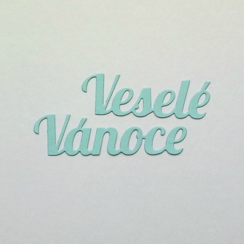 Nápis - Veselé Vánoce — foto 1