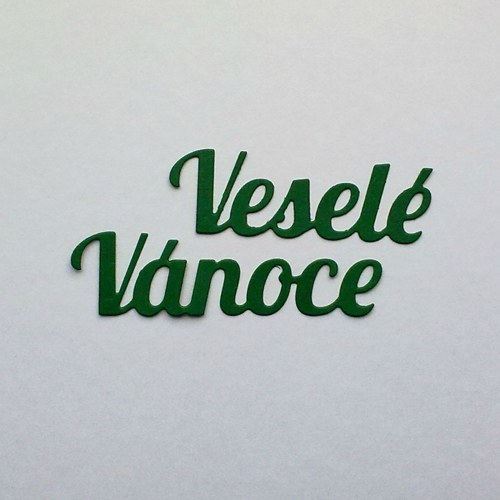 Nápis - Veselé Vánoce