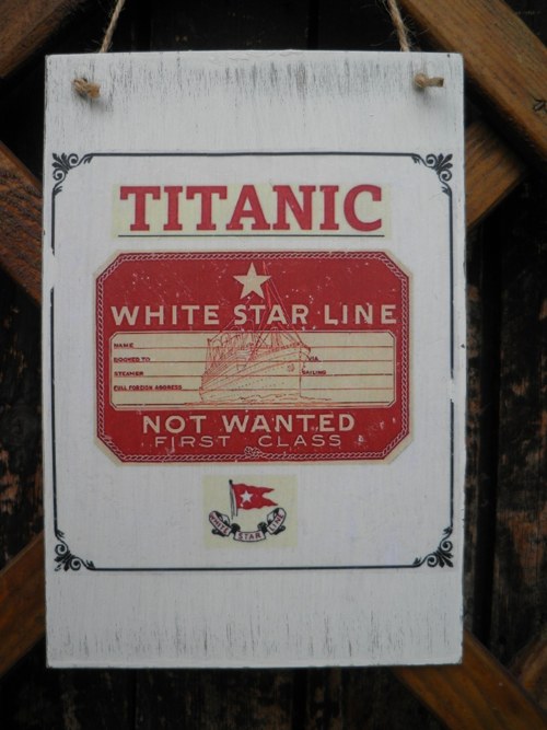 Vintage cedulka "TITANIC II"