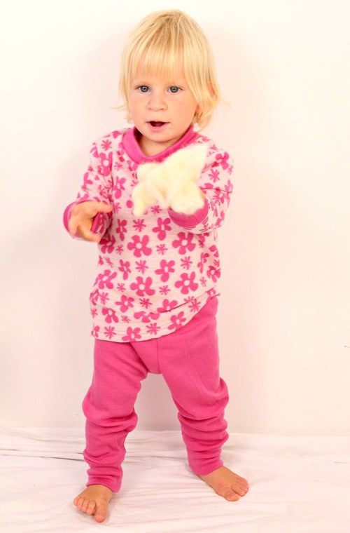 Rostoucí tričko- merino - 9-24m — foto 1