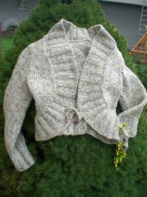 Pletený svetr — foto 1