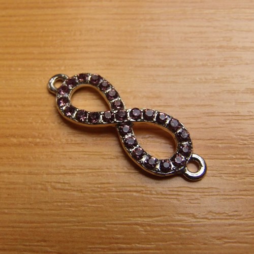 Nekonečno - 33x10mm - starostříbro