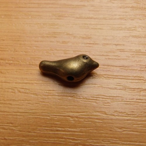 Ptáček - starobronz - 7 x 16mm