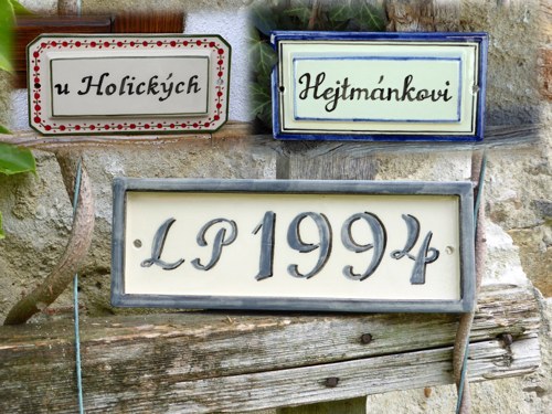 Keramické cedulky na přání — foto 1