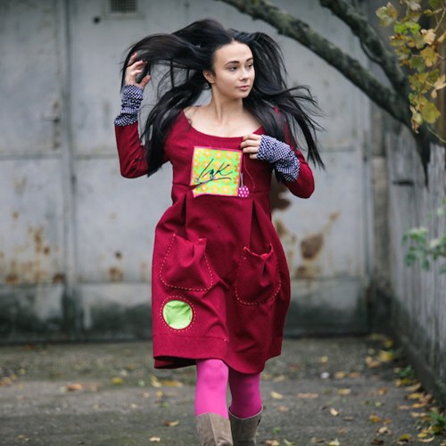 Origo damske šaty ingk, puff — foto 1