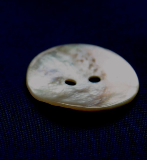 Perleťový knoflík dvoudírkový průměr 2,2 cm — foto 1