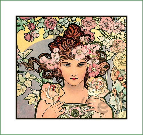 Látkový panel - Alfons Mucha (35)