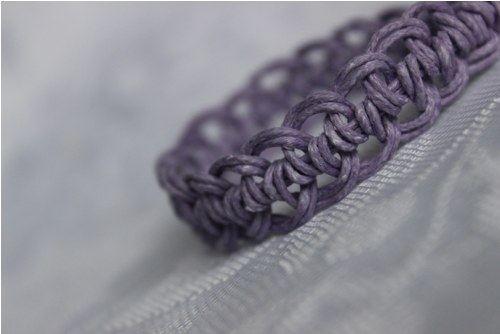 Mlhavé ráno.. Náramek macramé — foto 1