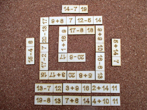 Domino s příklady do 20 — foto 1