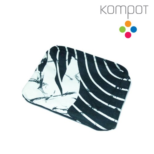 Látková kapsička 087 :: Plameny, bílé — foto 1