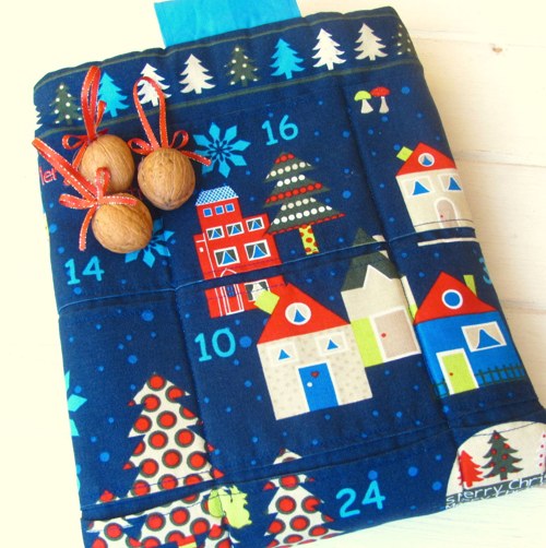 Adventní kalendář modrý — foto 1