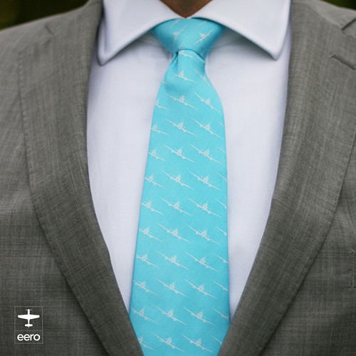 Kravata aviator #2 turquoise — foto 1
