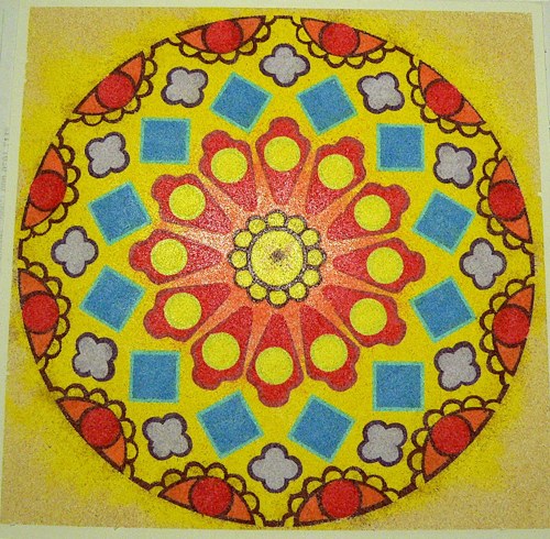05 písková mandala pro radost