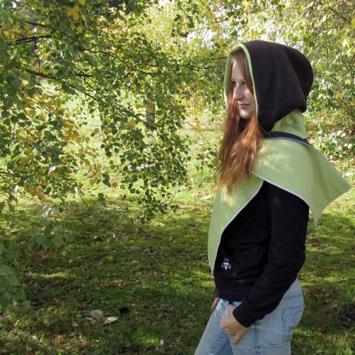 Šála s kapucí oboustranná DÁMSKÁ