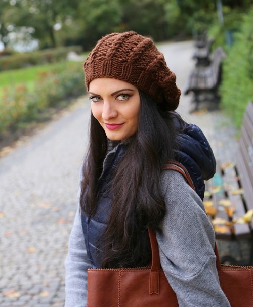Pletený Baret — foto 1