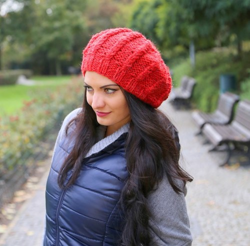 Pletený Baret — foto 1