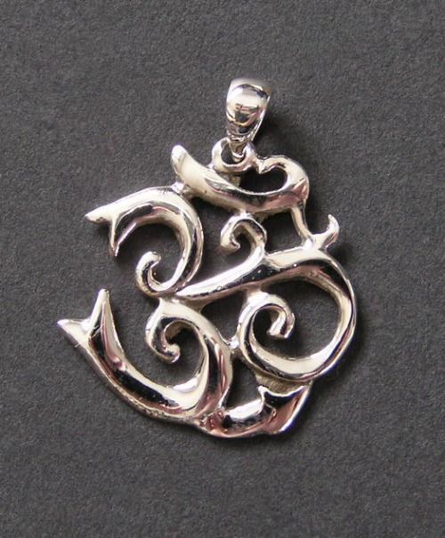 Symbol ÓM - stříbrný přívěsek