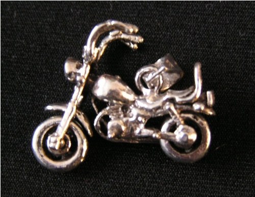 Stříbrná motorka