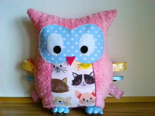 Oboustranná SOVA MINKY MAXI "Den & Noc" — foto 1