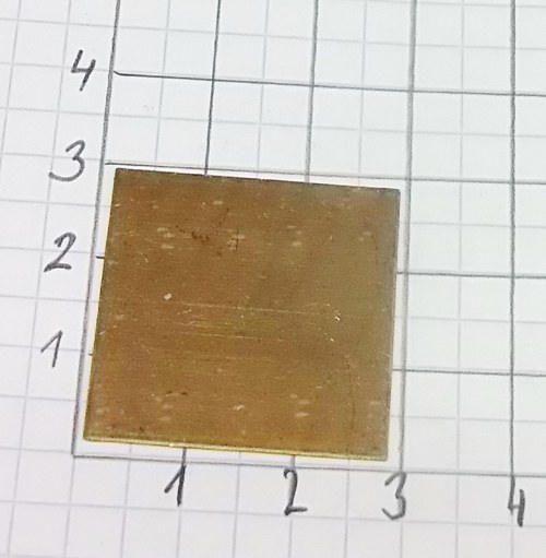 Čtverec 3. (2,8 x 2,8 cm)