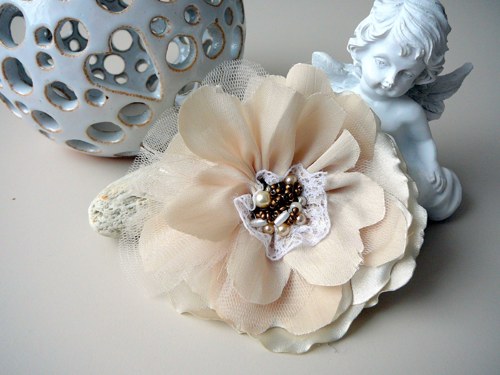Květ-brož shabby chic. — foto 1