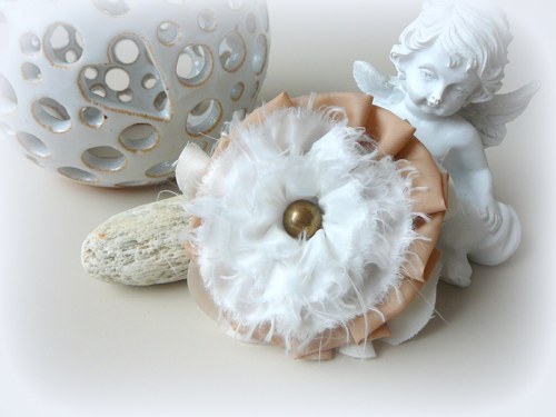 Květ-brož shabby chic 4. — foto 1