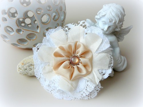 Květ-brož shabby chic 6. — foto 1