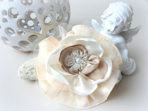 Květ-brož shabby chic 8. — foto 1