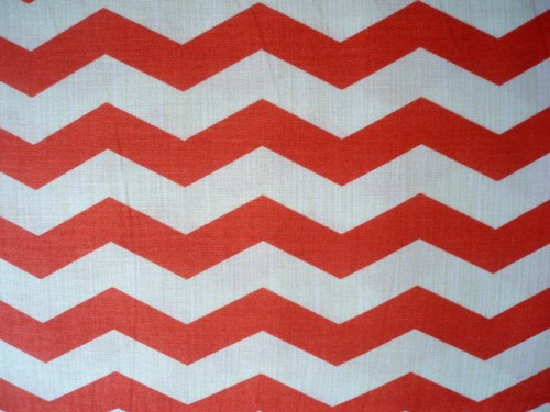 Bavlna Chevron Coral