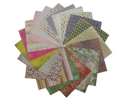 Sada 20 ks scrapbookých čtvrtek BASIC GREY — foto 1