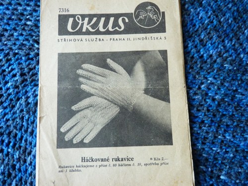 Vkus 7316, háčkované rukavice — foto 1