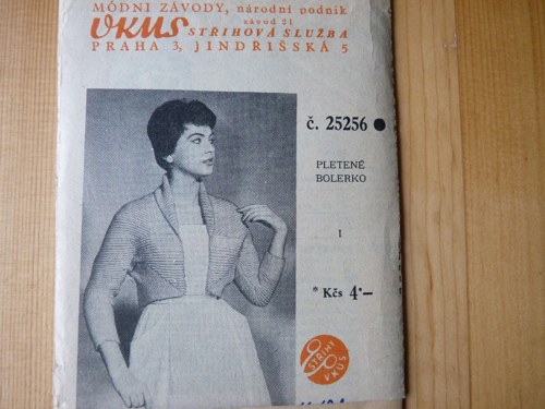 Vkus 25256, pletené bolerko — foto 1