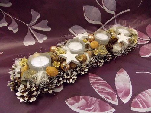 Sváteční adventní lišta — foto 1