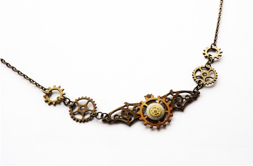 Netopýří steampunkový náhrdelník — foto 1