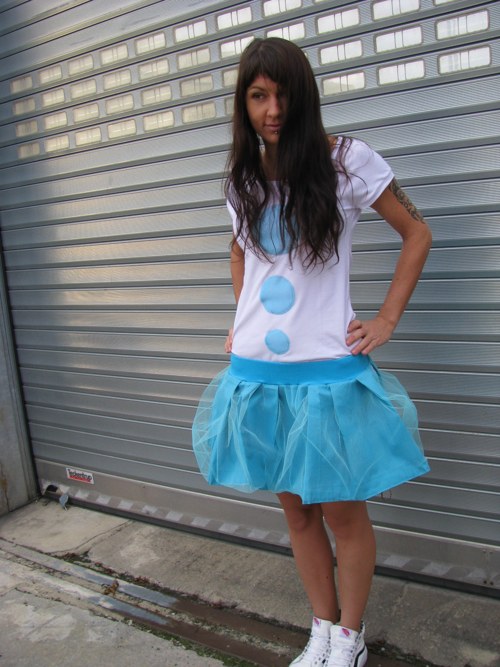 Sukně Rocker in fluff Blue — foto 1