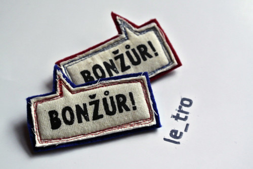 Brož BONŽŮR! - sada na přání — foto 1