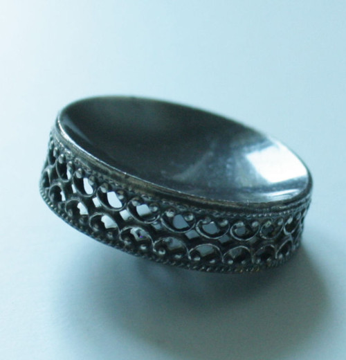 Kovový knoflík filigrán 1,9 cm — foto 1