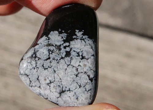 Obsidián sněžný D1088 — foto 1