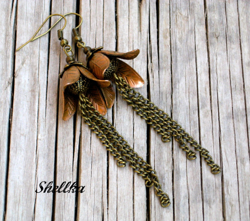 Náušnice ,,COOPER BELLS,, — foto 1