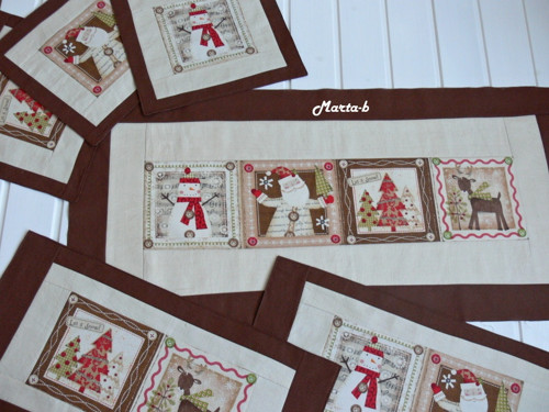 Ubrus LET IT SNOW 80x40 cm REZERVACE — foto 1