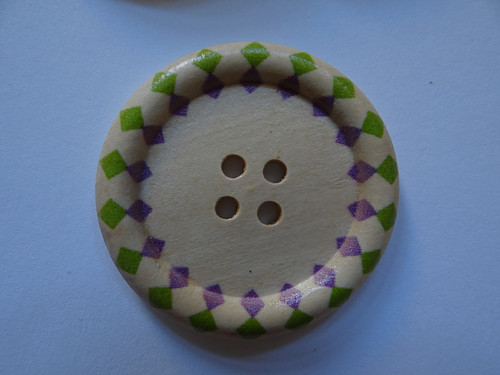 Dřevěný knoflík 40 mm
