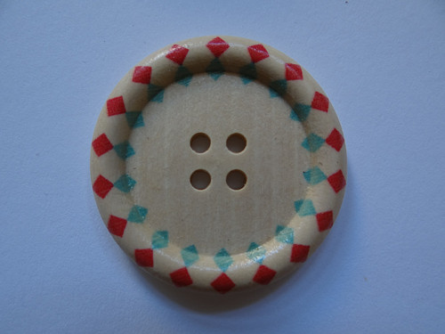 Dřevěný knoflík 40 mm