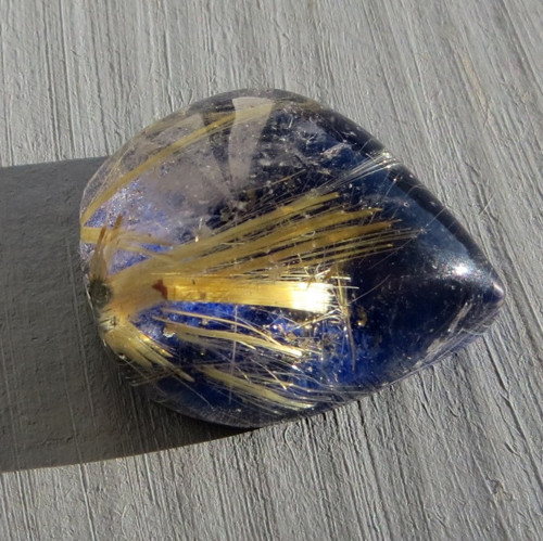 Sagenitový lapis, kabošon č.A17 — foto 1
