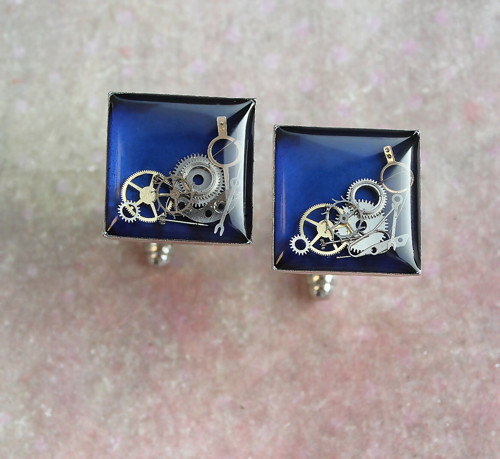 Manžetové knoflíčky /darkblue/ — foto 1