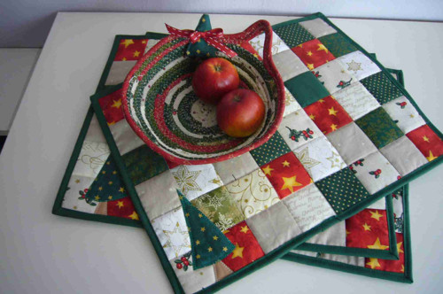 Vánoční patchwork - souprava — foto 1