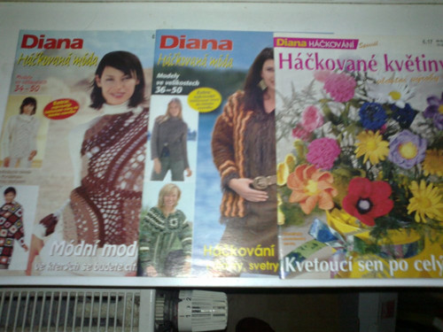 Časopisy Diana - Háčkované květiny — foto 1