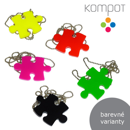 PUZZLE na krk :: výběr z 9 barev