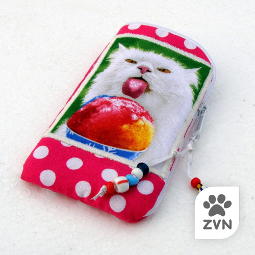 "Crazy Cat" - futrál na mobil — foto 1